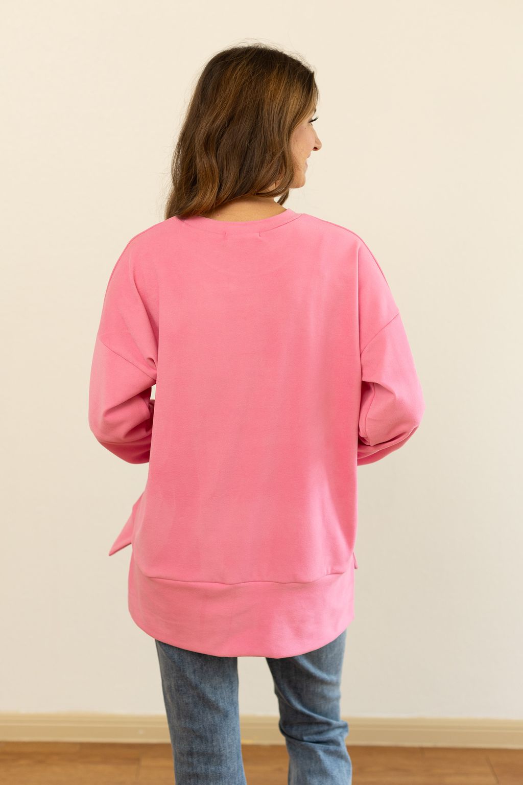 Micro Fleece Crewneck, Pink – GRACE & EMMA® Wholesale | Southern Grace ...